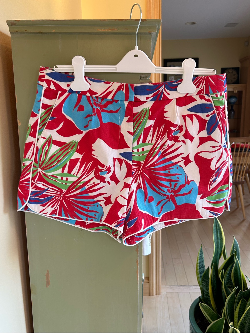 J. Crew Women’s Cotton Faille Shorts In Paradise Floral Size 10